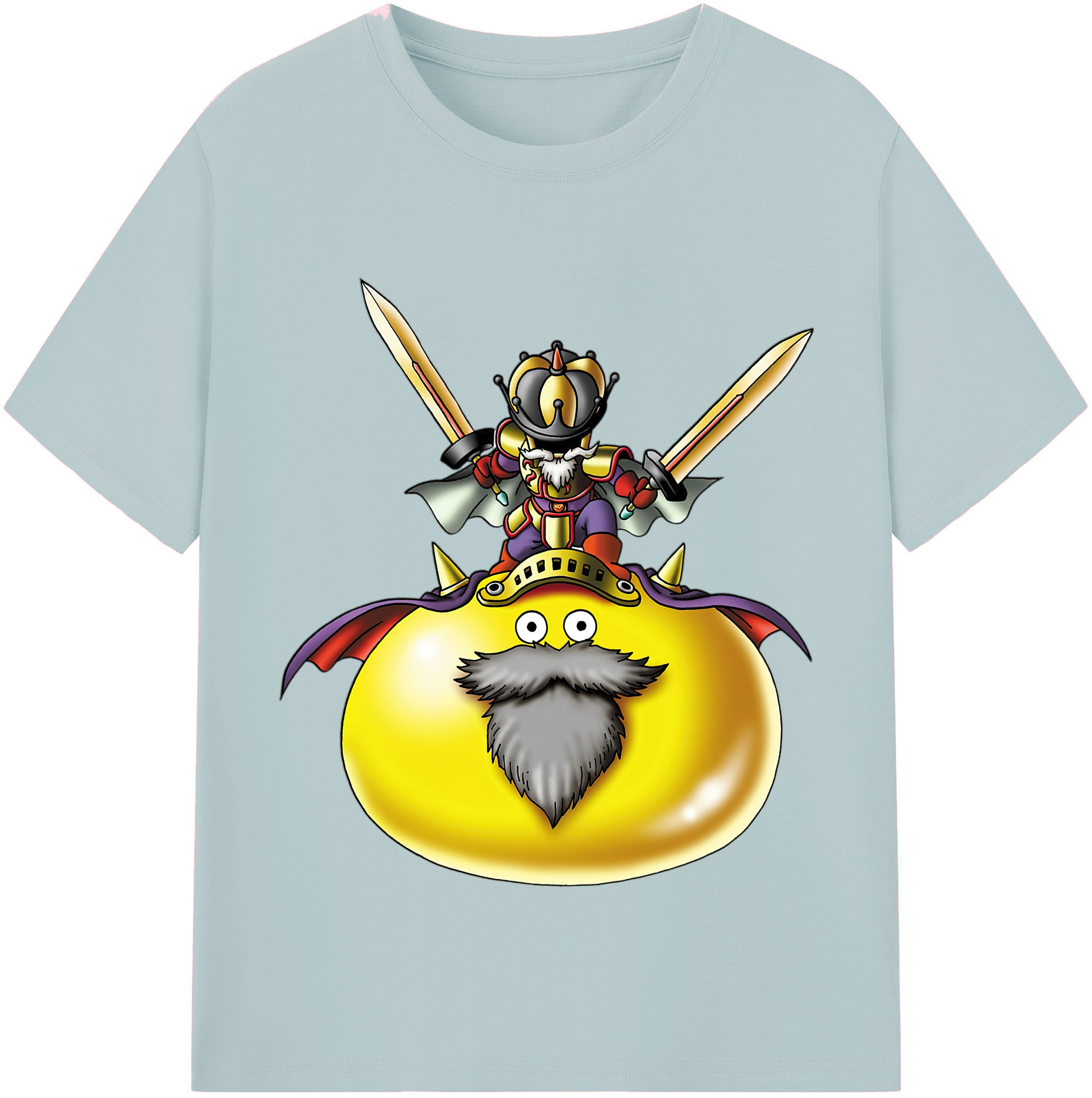 （画像用） ドラゴンクエスト Doragon Kuesuto Dragon Quest 綿100％半袖Tシャツ（フロントプリント）